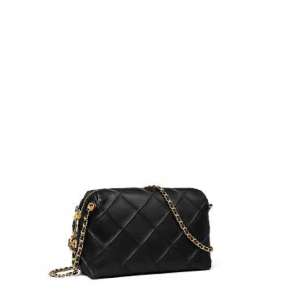 Tory Burch Black Quilted Crossbody Bag - Picture 2 of 6